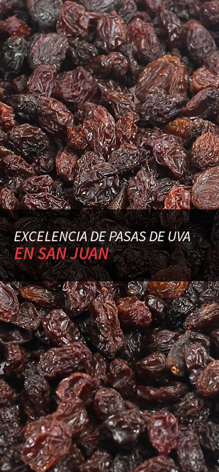 Excelencia de pasas de uva en San Juan, Argentina